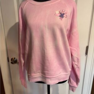 LoveShackFancy x Roller Rabbit Collab Pink Sweatshirt